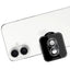 3mk Lens Protection Pro – kameros objektyvo stiklas, skirtas iPhone 17 (sidabrinis)