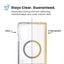 Speck Presidio Perfect-Clear Magnet – Samsung Galaxy Z Fold 8 Ultra dėklas su MagSafe (skaidrus)