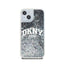 DKNY Liquid Glitter Big Logo – Dėklas, skirtas iPhone 15 / 14 / 13 (juodas)