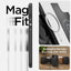 Spigen Mag Armor MagSafe – dėklas iPhone 15 telefonui (matinis juodas)