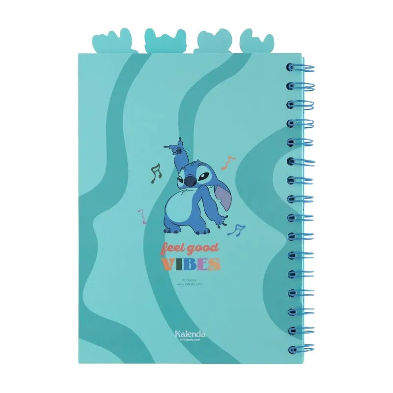 Disney Stitch – A5 užrašų knygelė / „Waves“ kolekcijos užrašų knygelė