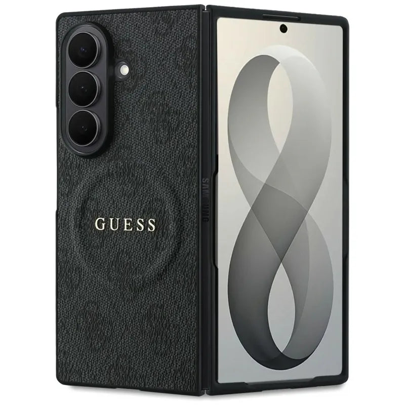 Guess 4G Classic MagSafe – dėklas Samsung Galaxy Z Fold 8 Ultra (juodas)