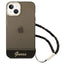Guess Translucent Pearl Strap – dėklas iPhone 14 Plus (juodas)