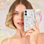 Case-Mate Floral Gems MagSafe – dėklas „iPhone 16 Plus“ (auksinis)