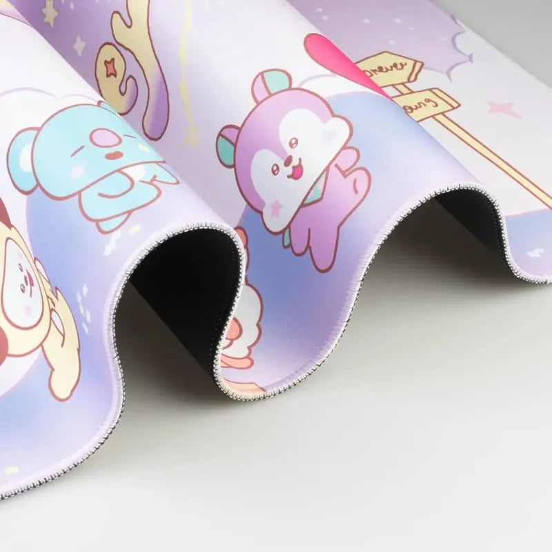 BT21 – XXL žaidimų / stalo kilimėlis (80 x 35 cm)