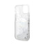Karl Lagerfeld Liquid Glitter NFT Karl's Head - dėklas iPhone 14 Plus (sidabrinis)