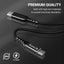 Crong Armor Link - 60W PD 3A USB-C į USB-C laidas 150 cm (juodas)