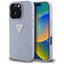 Guess Hot Stamp 4G Pattern Triangle Metal Logo – dėklas iPhone 16 Pro Max (violetinis)