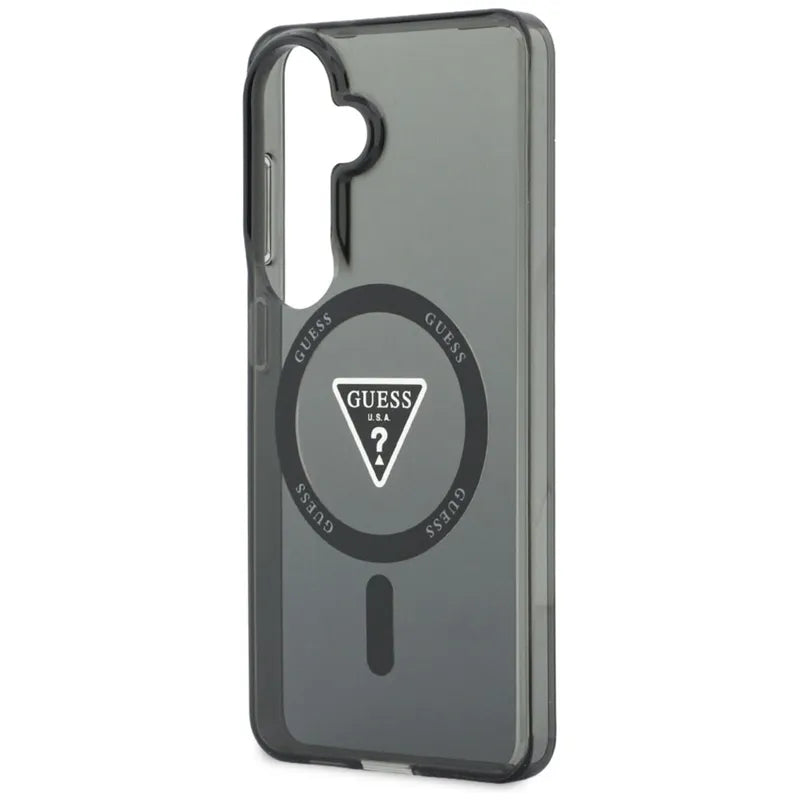 Guess IML Gradient Triangle MagSafe - Samsung Galaxy S26 dėklas (juodas)
