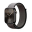 Crong Nylon - sportinis dirželis, skirtas Apple Watch 44/45/46/49 mm (tamsiai pilka)