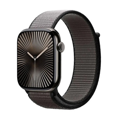 Crong Nylon - sportinis dirželis, skirtas Apple Watch 44/45/46/49 mm (tamsiai pilka)