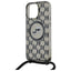 Karl Lagerfeld IML Crossbody Monogram Karl & Choupette Head MagSafe – dėklas „iPhone 16 Pro“ telefonui (juodas)