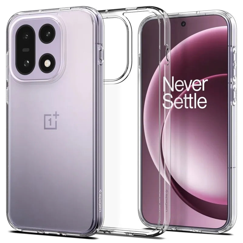 Spigen Ultra Hybrid – dėklas, skirtas OnePlus 15 (Crystal Clear)