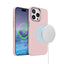 Crong Color Cover LUX Magnetic – MagSafe dėklas iPhone 15 Pro (rožinis)