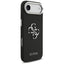 Guess Grained Big 4G Classic Logo - dėklas iPhone Air (juodas)