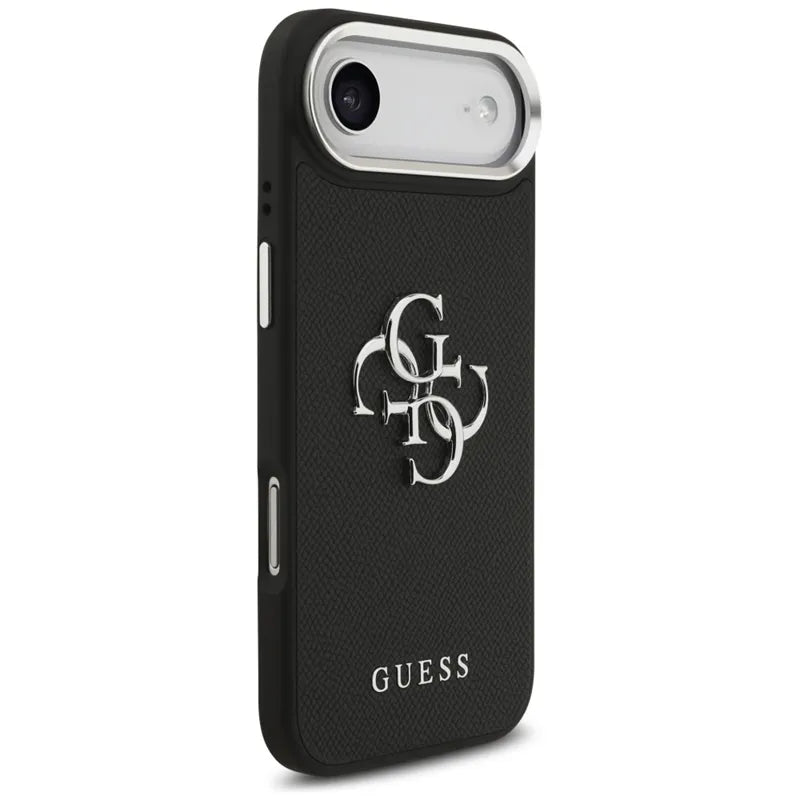 Guess Grained Big 4G Classic Logo - dėklas iPhone Air (juodas)