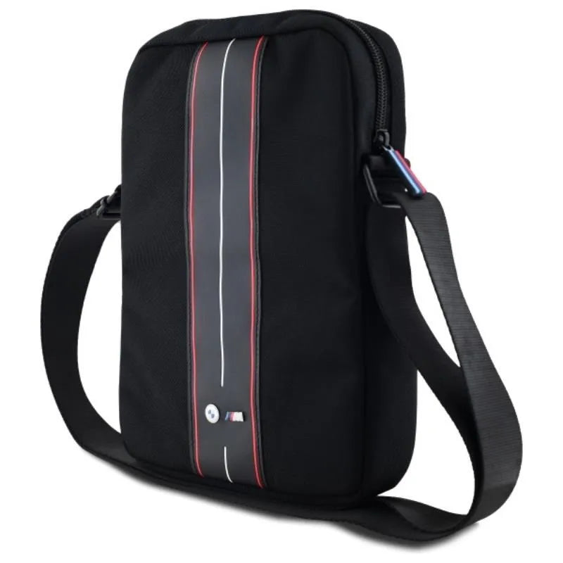 BMW Nylon Red Stripe – planšetinio kompiuterio krepšys 10" (juodas)