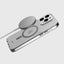 Moshi iGlaze MagSafe – dėklas iPhone 14 Plus (sidabrinis)
