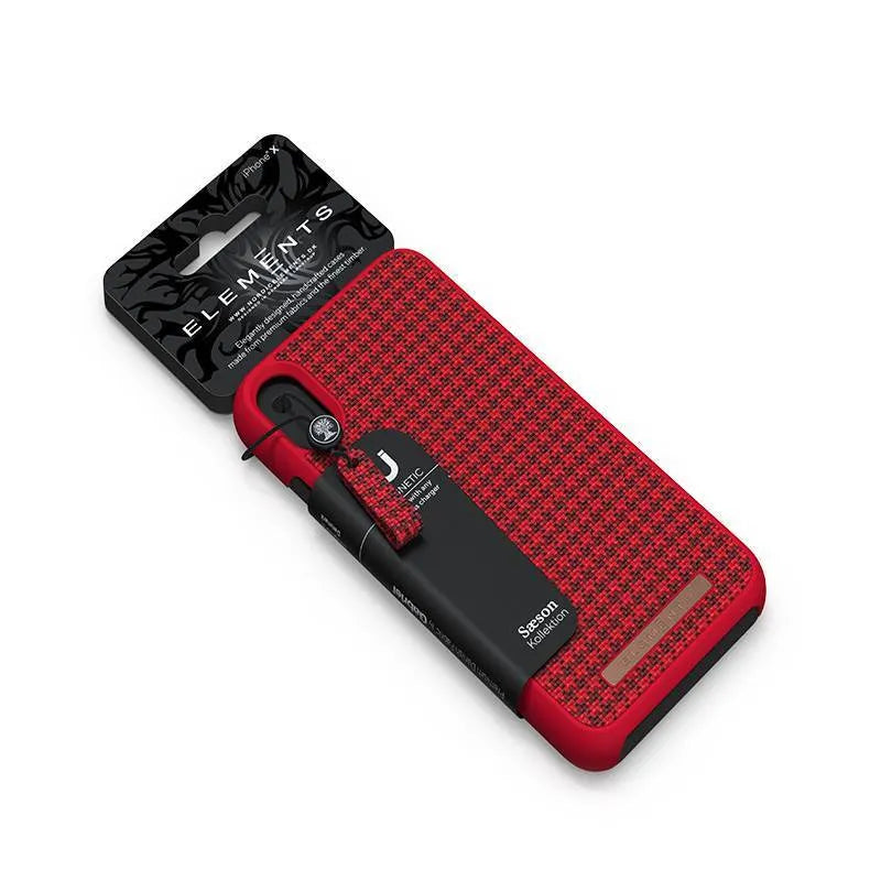 Nordic Elements Saeson Idun – Dėklas iPhone Xs Max (Raudonas)