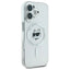 Karl Lagerfeld IML Metal Choupette Head MagSafe – Dėklas iPhone 16 (baltas)