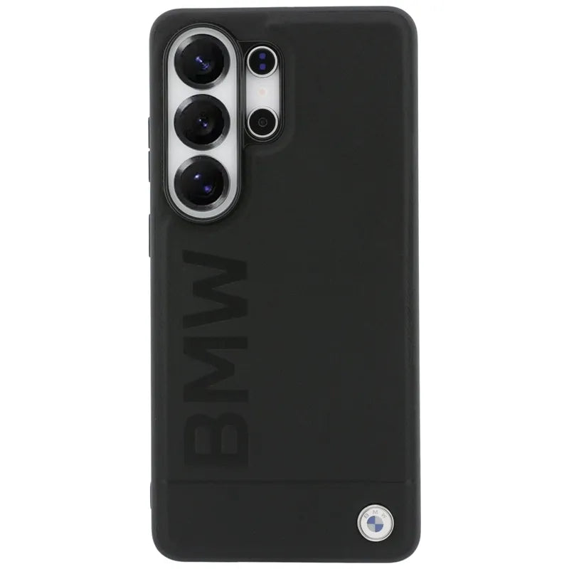 BMW Leather Hot Stamp MagSafe – dėklas Samsung Galaxy S26 Ultra (juodas)