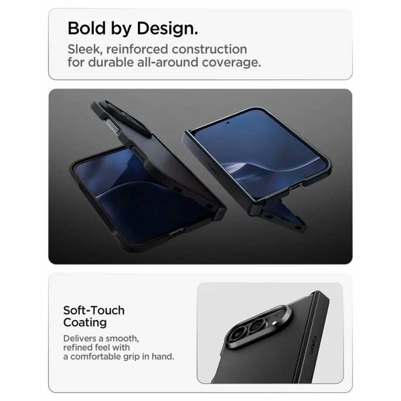 Spigen Tough Armor Mag MagSafe – iPhone Duo dėklas (juodas)