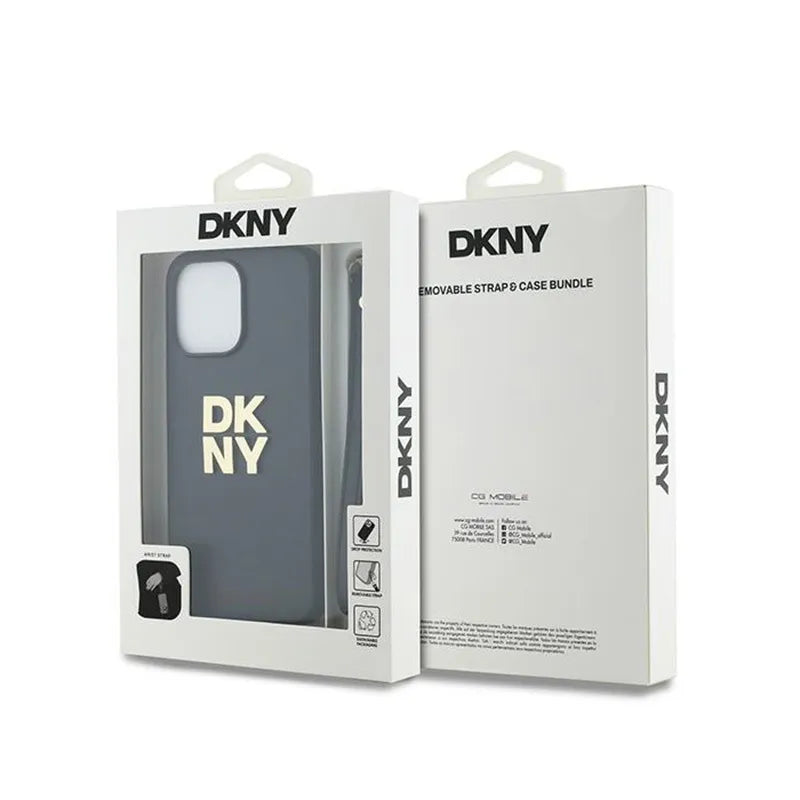 DKNY Wrist Strap Stock Logo – dėklas, skirtas iPhone 15 Pro Max (juodas)