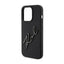 Karl Lagerfeld Silicone Karl Script - dėklas, skirtas iPhone 15 Pro (juodas)