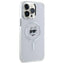 Karl Lagerfeld IML Metal Choupette Head MagSafe - dėklas iPhone 14 Pro Max (baltas)