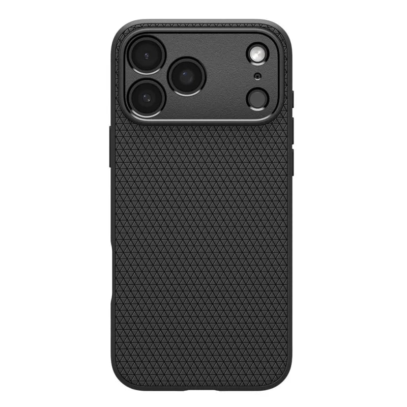 Spigen Liquid Air – dėklas iPhone 17 Pro (matinė juoda)