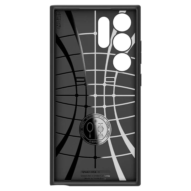 Spigen Optik Armor - Dėklas Samsung Galaxy S24 Ultra telefonui (Juodas)