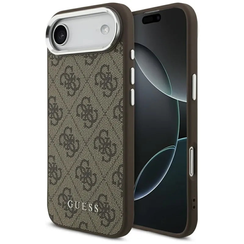 Guess 4G Classic Logo MagSafe – iPhone Air dėklas (rudos spalvos)
