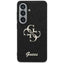 Guess Fixed Glitter Big 4G Metal Logo – dėklas Samsung Galaxy S26 (juodas)
