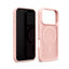 Crong Hybrid Matte Magnetic – MagSafe dėklas, skirtas iPhone 18 Pro Max / 17 Pro Max (rožinis)
