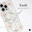 Kate Spade New York Magnetic Loop Grip – MagSafe piršto laikiklis (The Sparkle Silver)