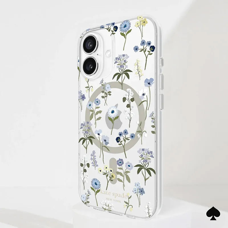 Kate Spade New York apsauginis MagSafe dėklas iPhone 16 (Precious Bloom)