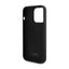 Karl Lagerfeld Silicone Karl Script - dėklas, skirtas iPhone 15 Pro (juodas)