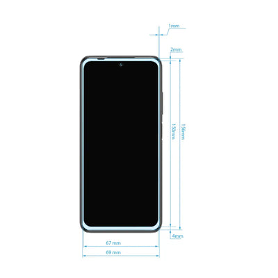 Crong 7D Nano Flexible Glass - Nedužtantis 9H hibridinis stiklas visam Xiaomi Redmi Note 10 5G ekranui