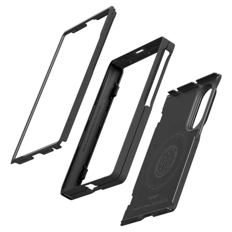 Spigen Slim Armor Pro S MagSafe – dėklas Samsung Galaxy Z Fold 8 (juodas)