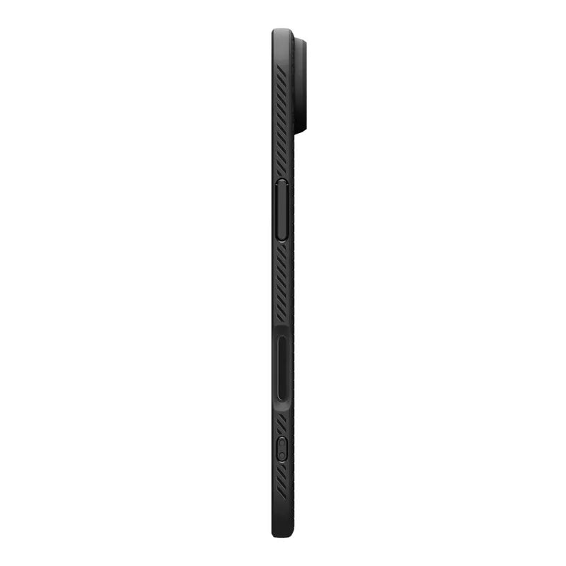 Spigen Liquid Air – dėklas iPhone Air telefonui (matinis juodas)