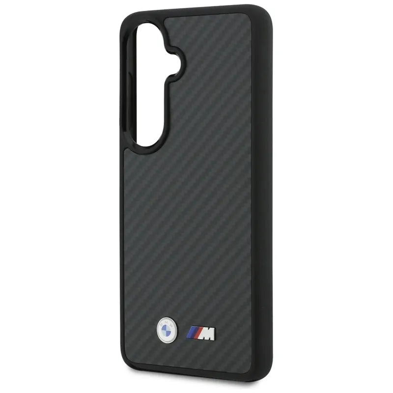 BMW M Kevlar Logo MagSafe – Samsung Galaxy S26 dėklas (juodas)