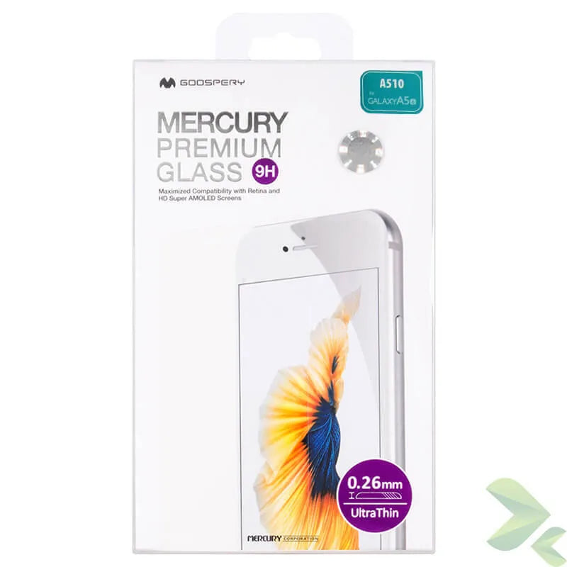 Mercury Premium Glass – 9H grūdinto stiklo ekrano apsauga, skirta Samsung Galaxy A5 (2016)