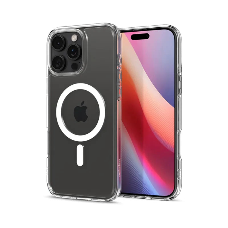 Spigen Ultra Hybrid Mag MagSafe – dėklas iPhone 16 Pro (baltas)