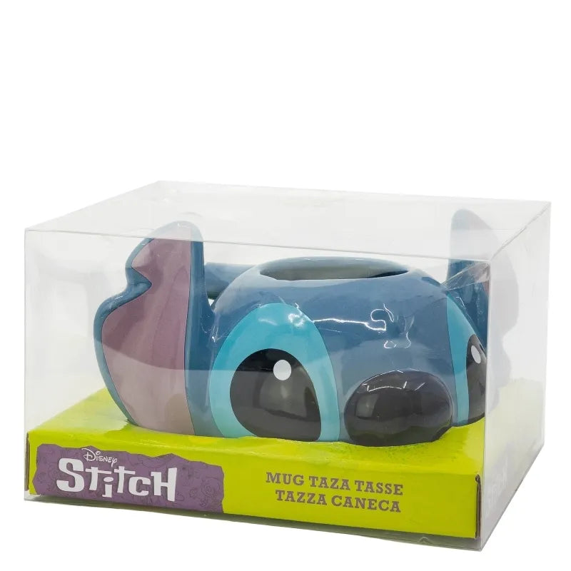 Disney Stitch - 3D keraminis puodelis dovanų dėžutėje 375 ml