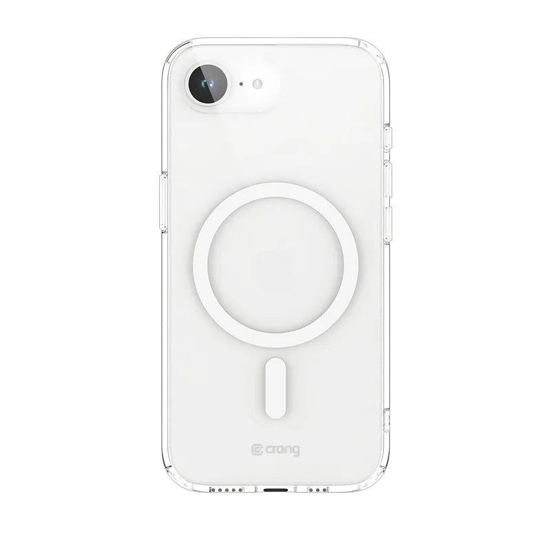 Crong Clear MAG Cover – „MagSafe“ dėklas, skirtas „iPhone 17e“ / „16e“ (skaidrus)