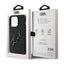 Karl Lagerfeld Silicone Karl Script - dėklas, skirtas iPhone 15 Pro (juodas)