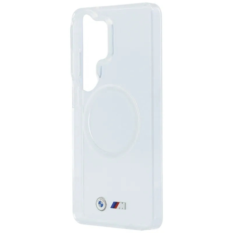 BMW IML Shockproof Metal Logo MagSafe – dėklas Samsung Galaxy S26 Ultra (skaidrus)