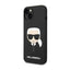 Karl Lagerfeld Silicone Ikonik Karl`s Head – Dėklas iPhone 14 Plus (juodas)