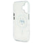 Karl Lagerfeld IML Metal Choupette Head MagSafe – Dėklas iPhone 16 (baltas)