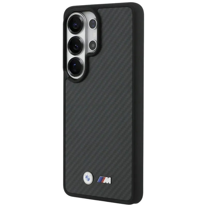 BMW M Kevlar Logo MagSafe – Samsung Galaxy S26 Ultra dėklas (juodas)